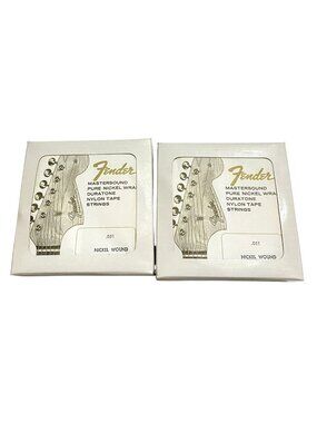 Fender Mastersound Pure Nickel Wrap Duratone Guitar Strings .051 2 Boxes NOS
